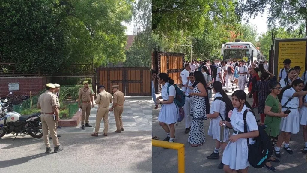 दिल्ली-एनसीआर के स्कूलों में बम की धमकी, पुलिस और बम निरोधक दस्ता अलर्ट पर