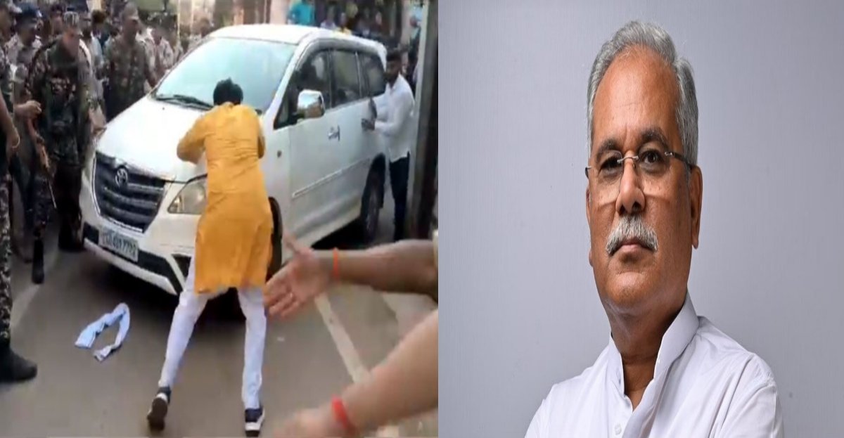 छत्तीसगढ़ में ED की टीम पर हमला।